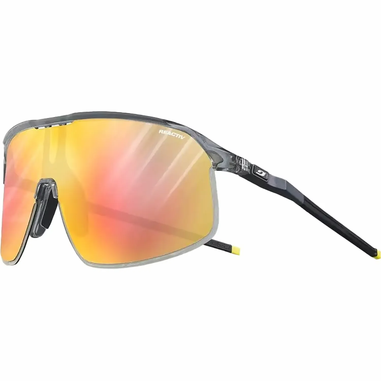 Julbo Density Sunglasses, Translucent Gray/Blue REACTIV 1-3 Light Amlpifier