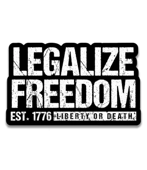 Legalize Freedom Decal