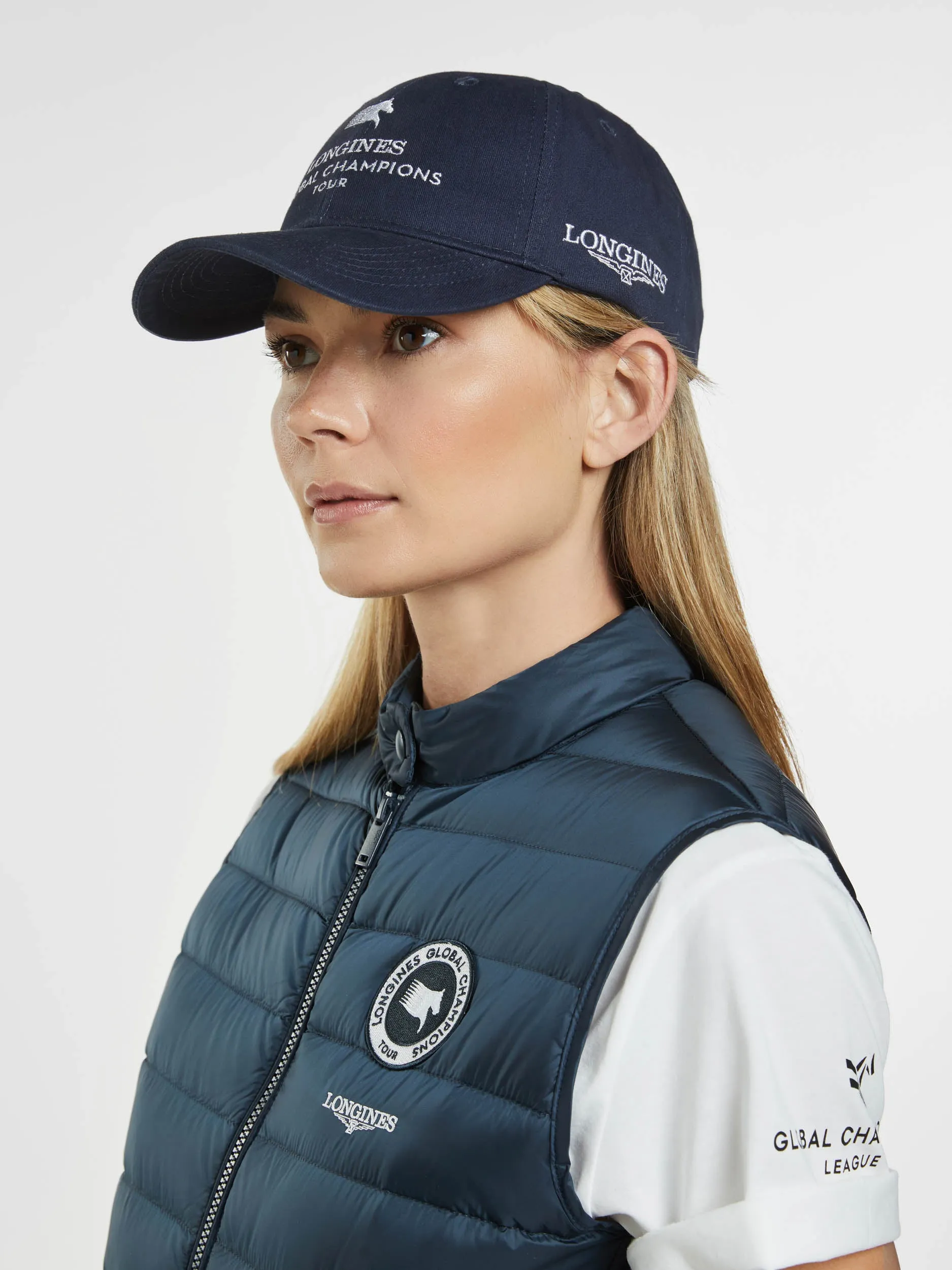 LGCT Essentials Women's Padded Gilet - Navy Blue