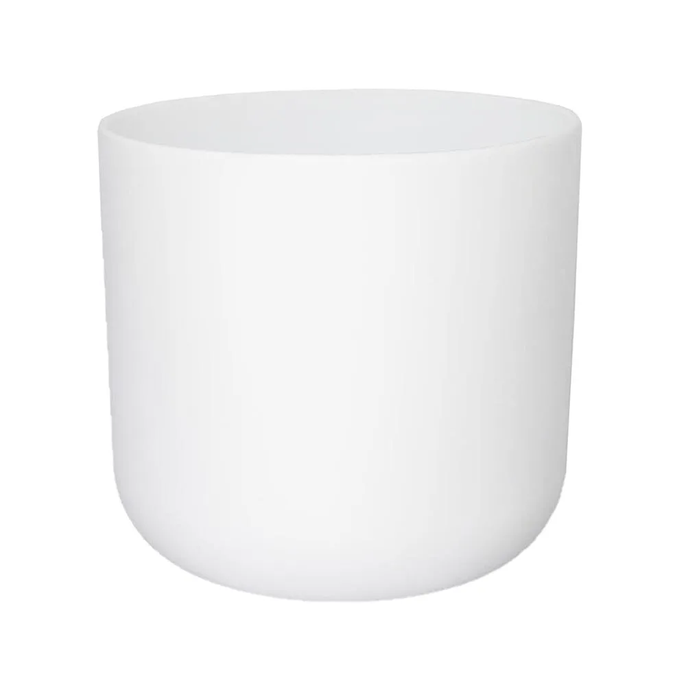 Lisbon White Indoor Ceramic 15cm Pot