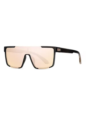 Men'S Square Half-Rim Elegant Sunglasses