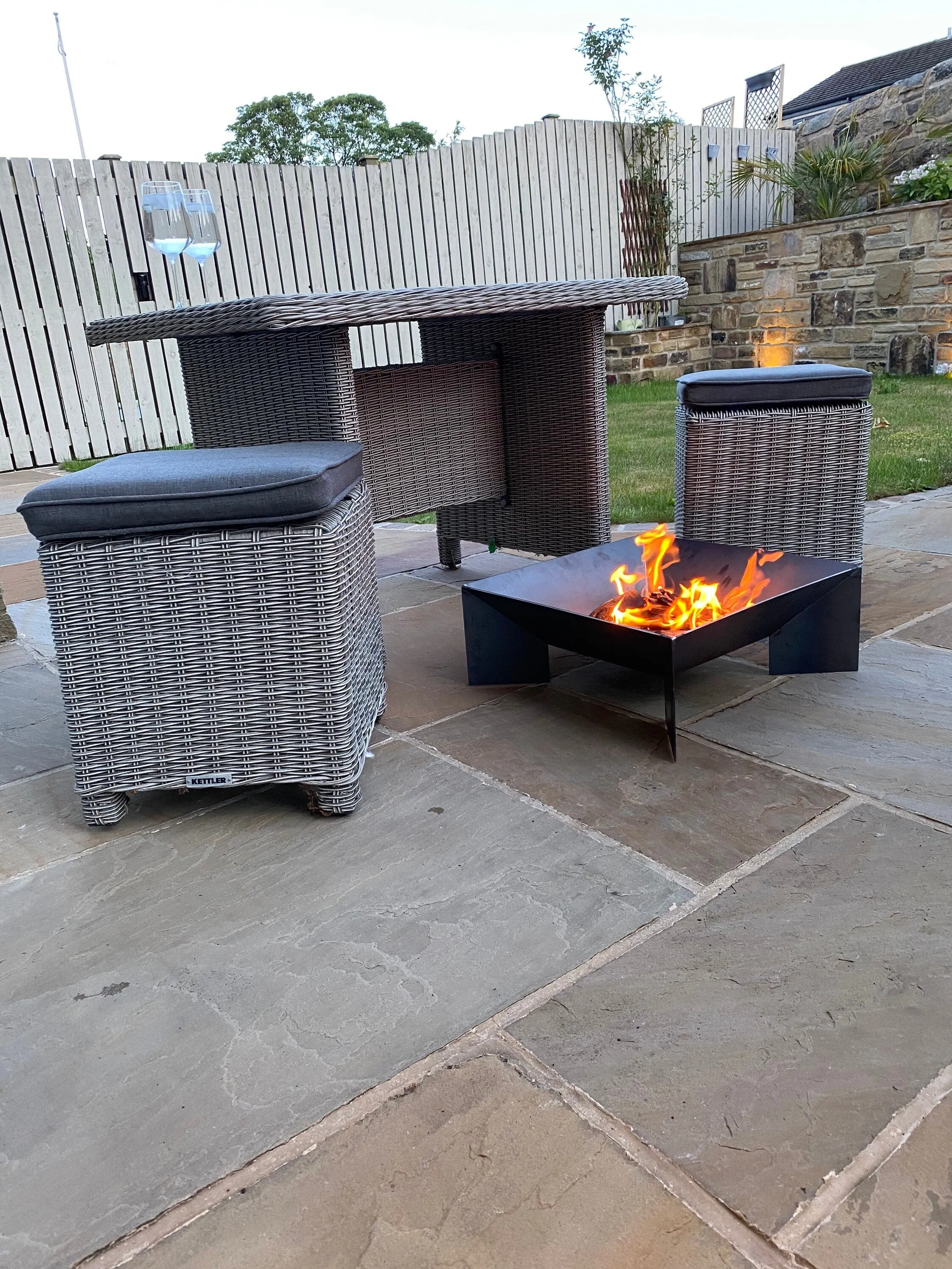 Mini Fin Fire Pit