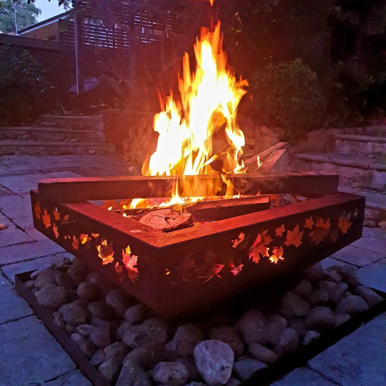 Monarch Large Prism Fire Pit