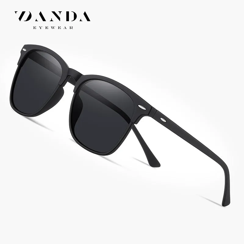 New polarized sunglasses, classic retro men's sunglasses.