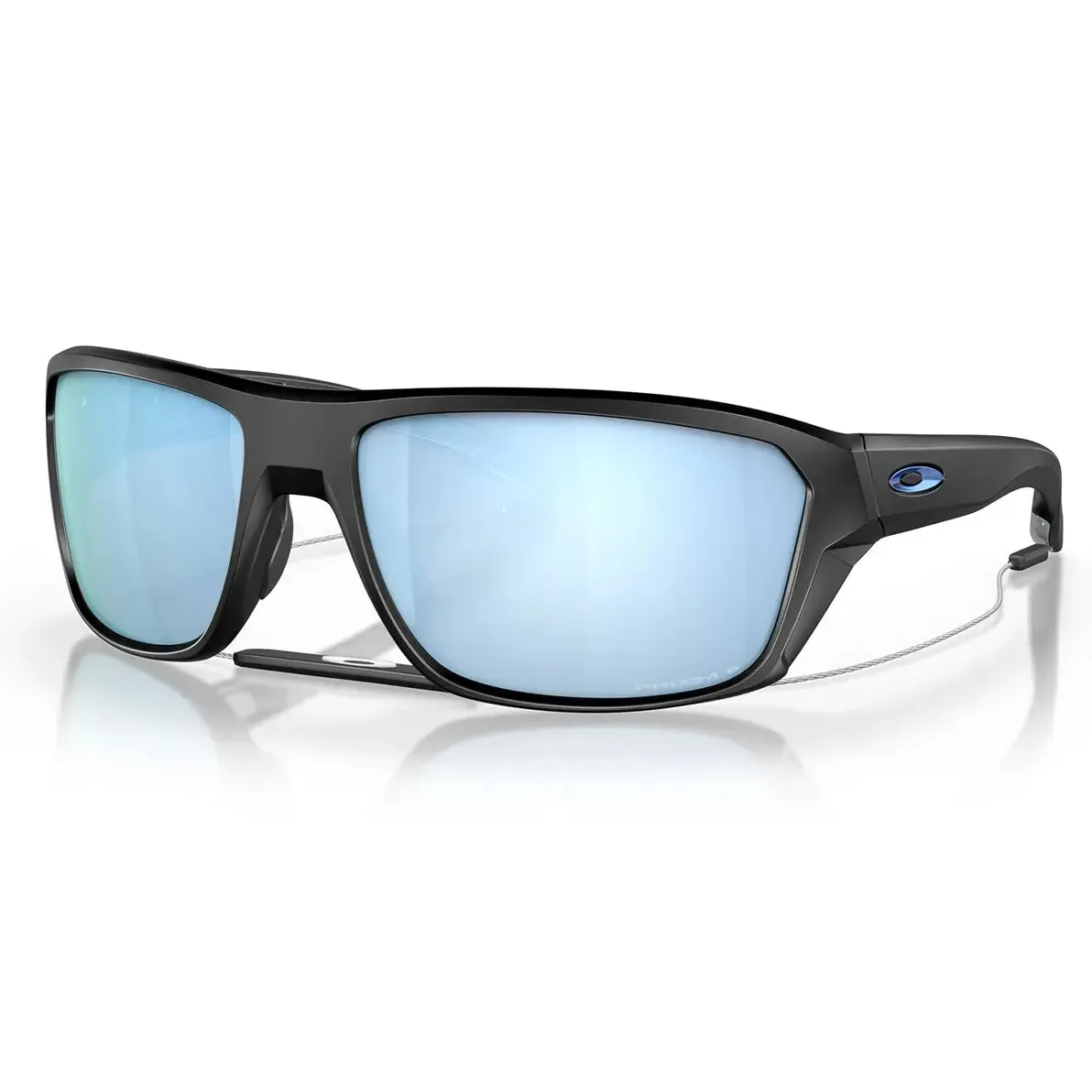 Oakley Split Shot Sunglasses - Matte Black/Prizm Deep Water Polarized