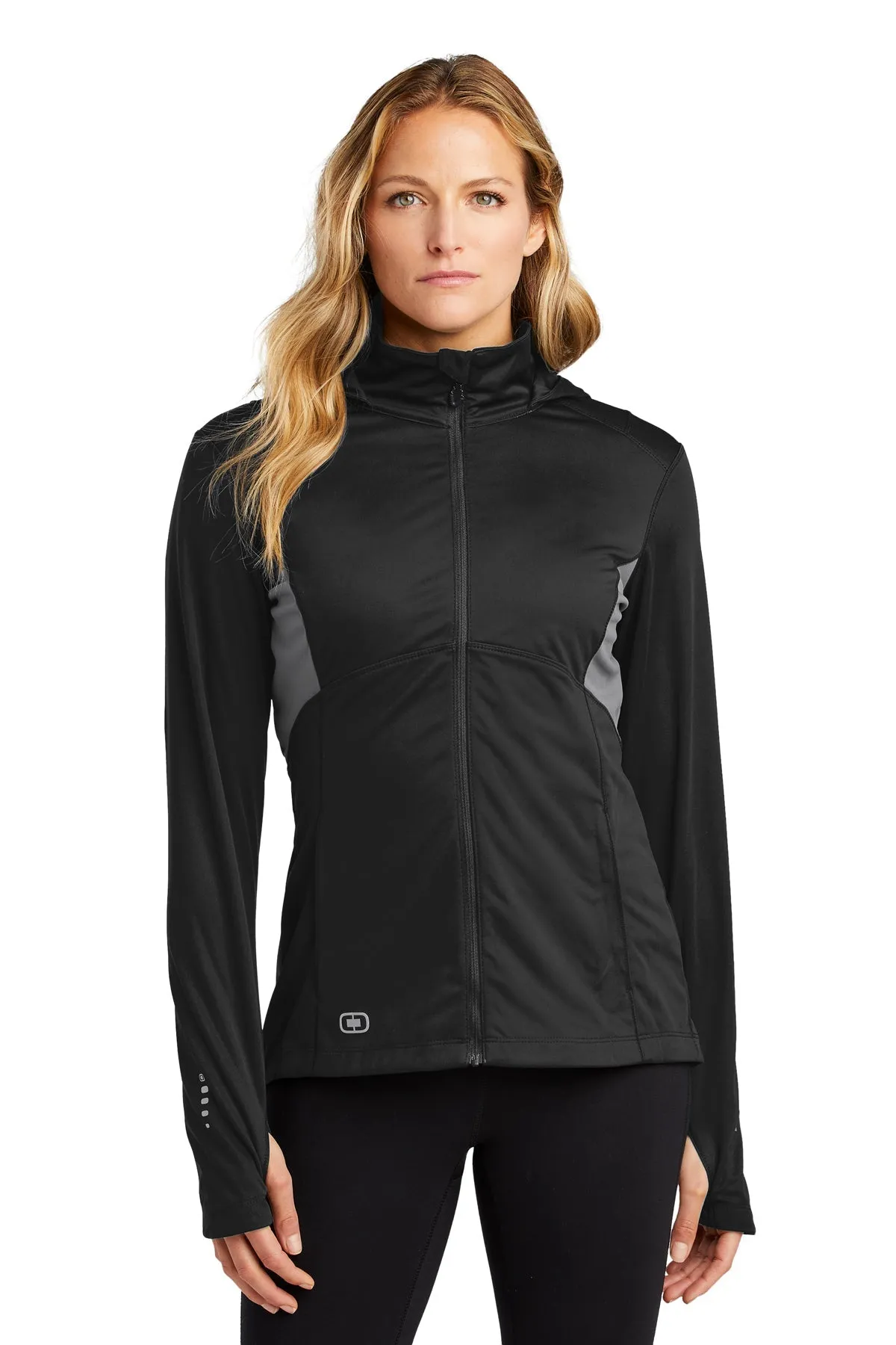 OGIO ENDURANCE Ladies Pivot Customized Soft Shell Jackets, Blacktop