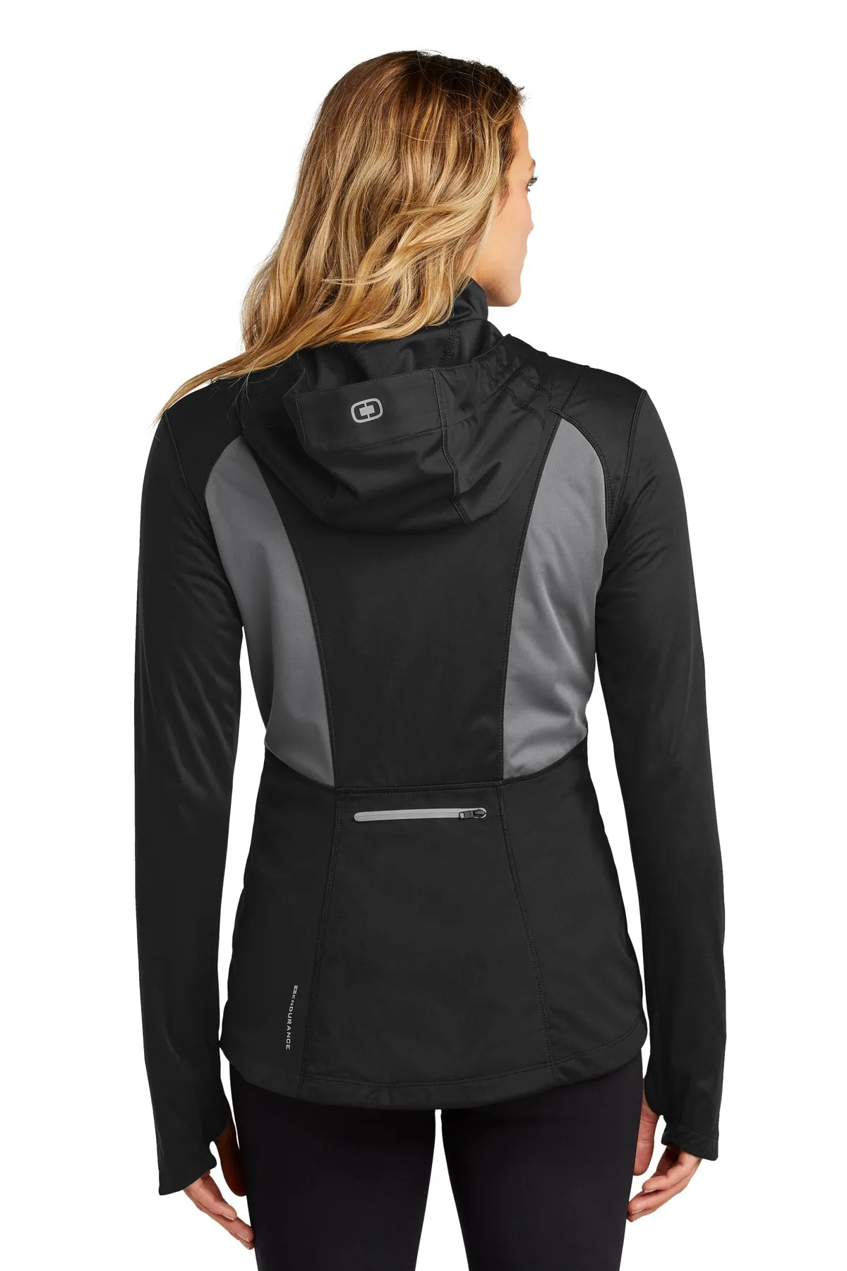 OGIO ENDURANCE Ladies Pivot Customized Soft Shell Jackets, Blacktop