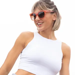 Oversized Coral Sunglasses