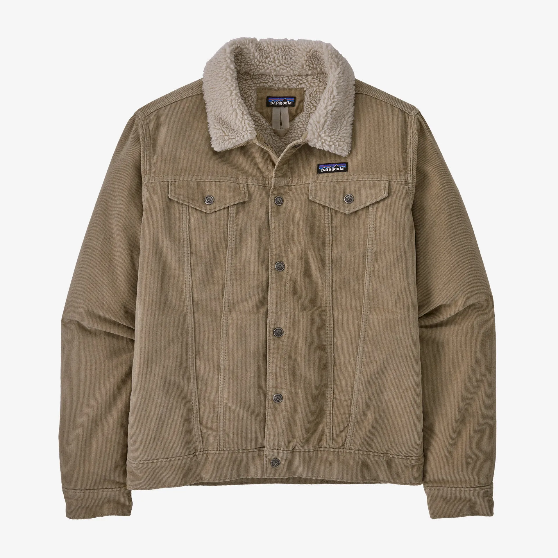 Patagonia Men's Pile-Lined Trucker Jacket - SEABIRD GREY