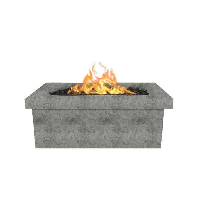 Ramona Rectangular Fire Pit Table - 60"