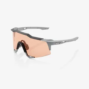 RIDE 100% Eyewear S3 - Soft Tact Stone Grey Hiper Coral Lens