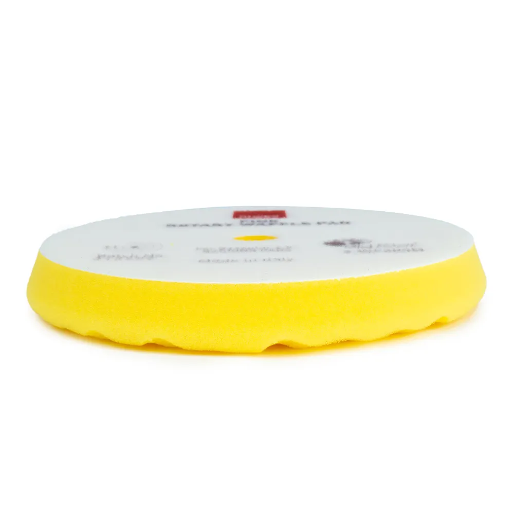 RUPES Bigfoot Rotary Hook On Foam Waffle Pad Fine Yellow 150 mm - 165 mm