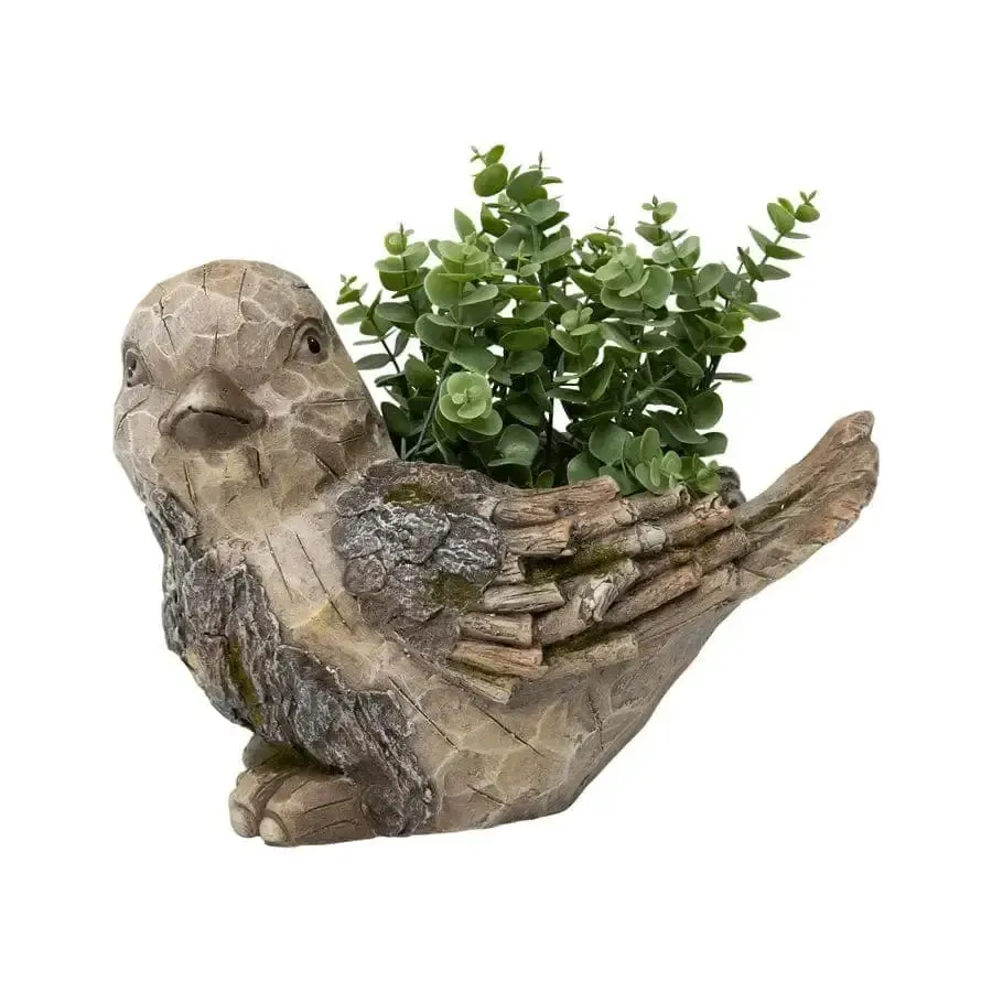 Rustic Bird Planter