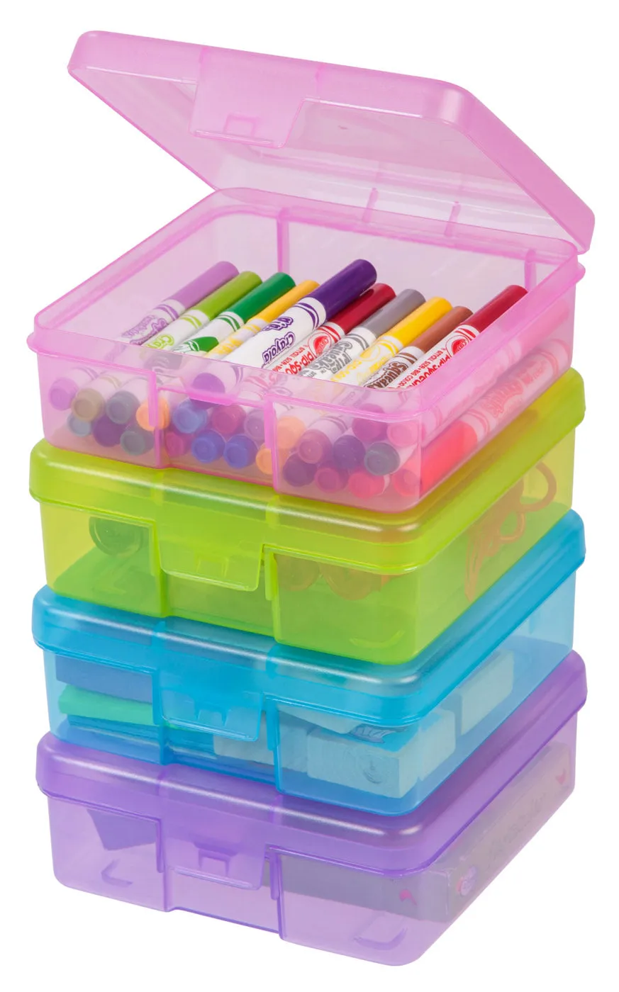 Small Modular Supply Case, 8 Pack, Assorted Colors