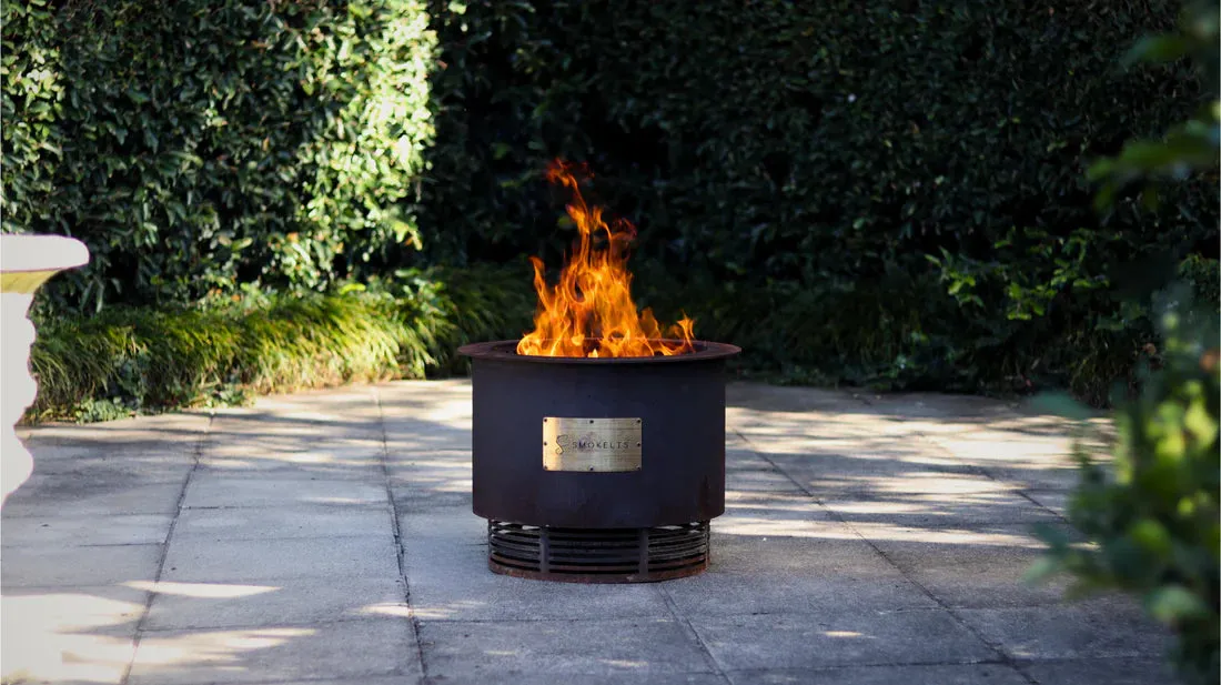 Smokelis Corten Firepit - Round (2 sizes Kindle 500mm/ Gather 700mm) Proudly Made in NZ