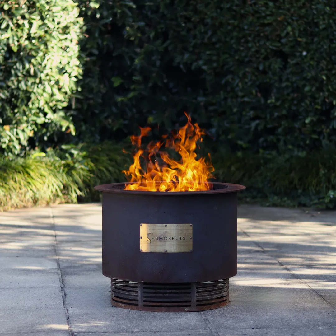 Smokelis Gather - Corten Stainless Smokeless Fire Pit