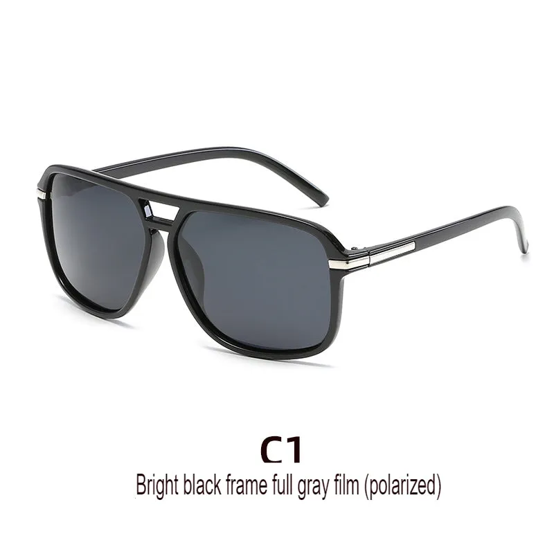 Sports Sunglasses, Anti-Uv, Fashionable Men's And Women's Retro Large Frame Sunglasses