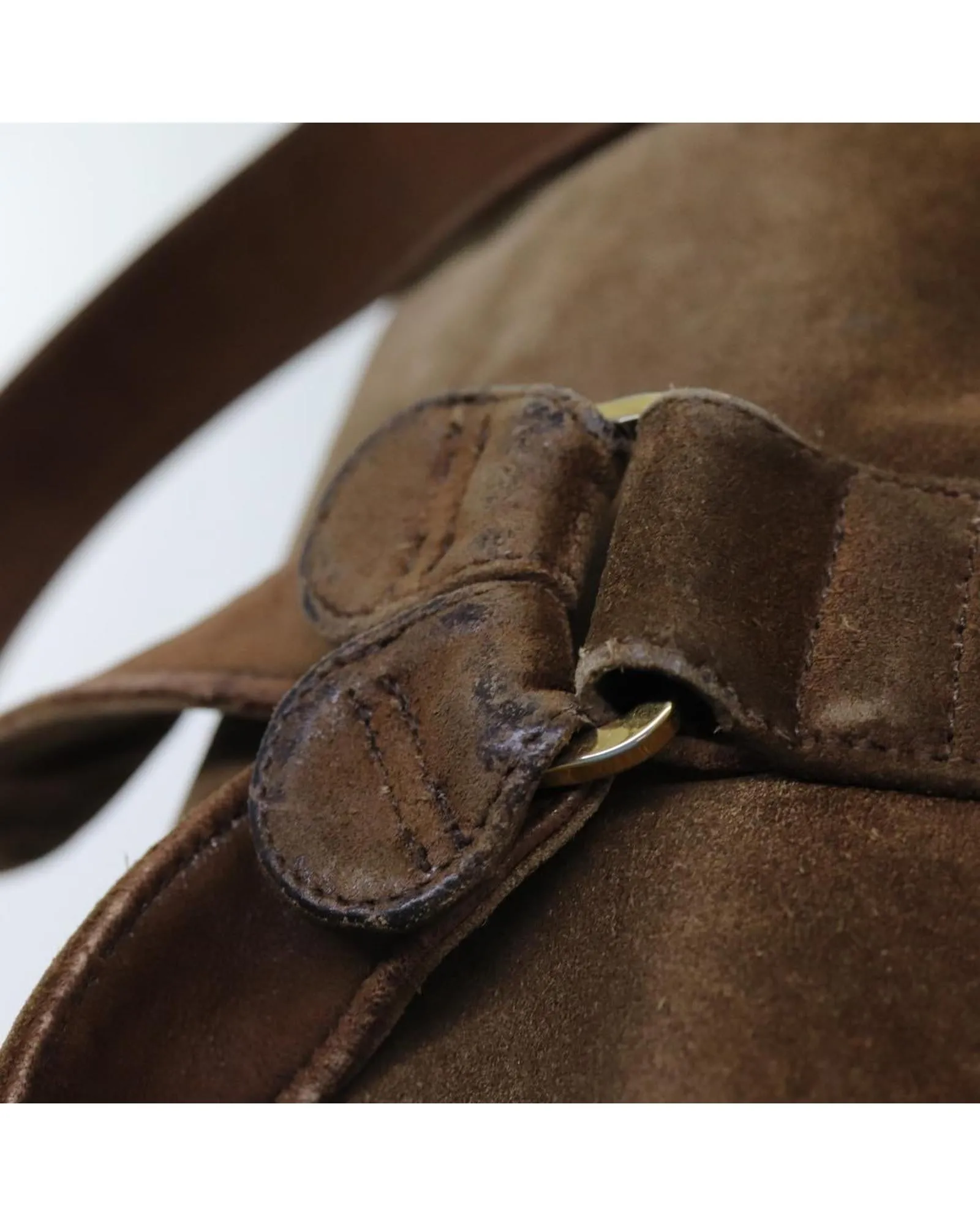 Suede Coco Mark Backpack with Minimalist Design by Italian Craftsmen