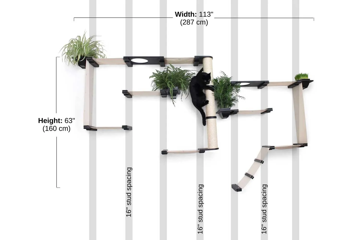 The Gardens Cat Condo (Wall-Mounted Cat Tree)