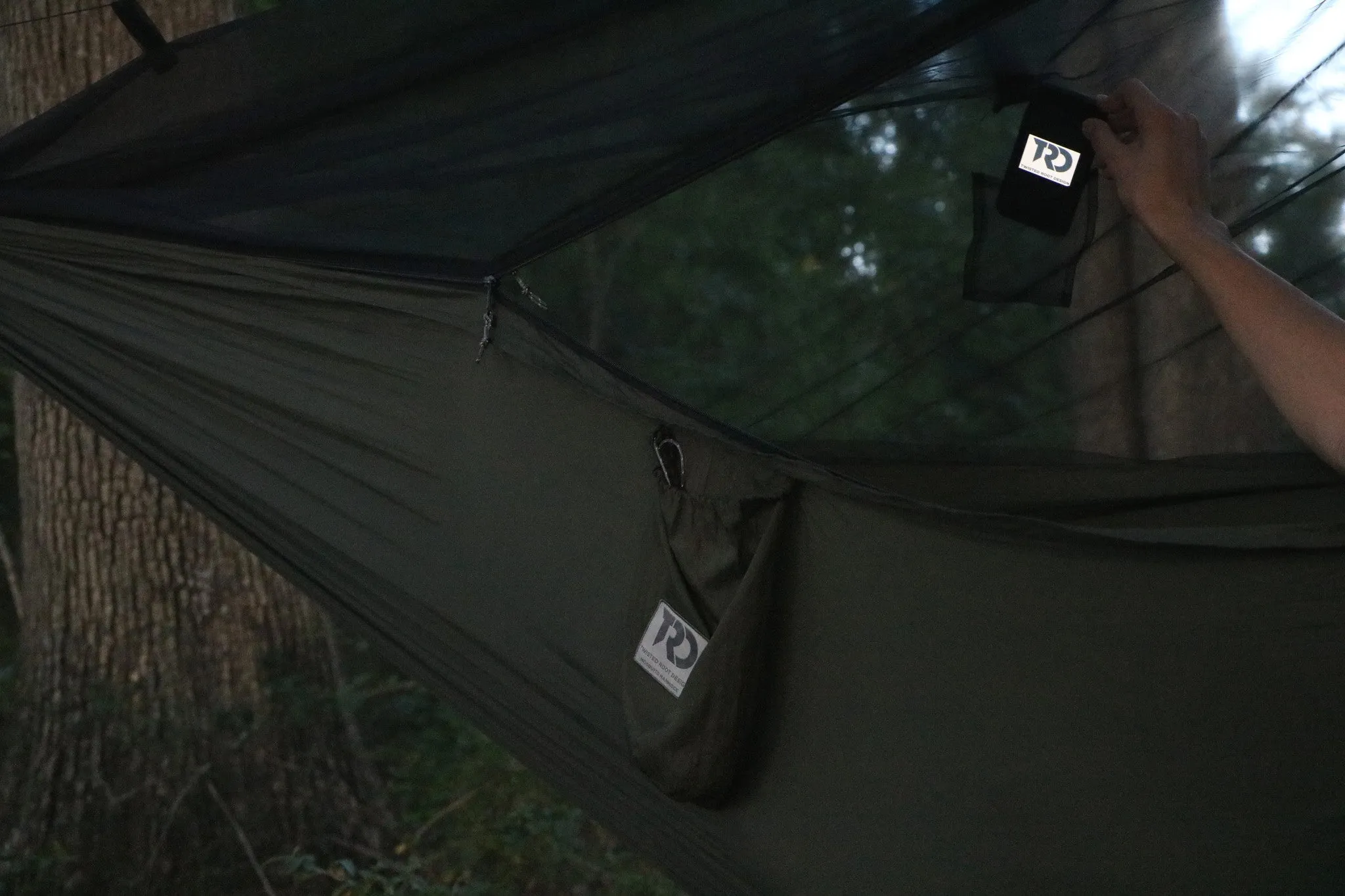 Twisted Big Mozzi Hammock - Dark Khaki