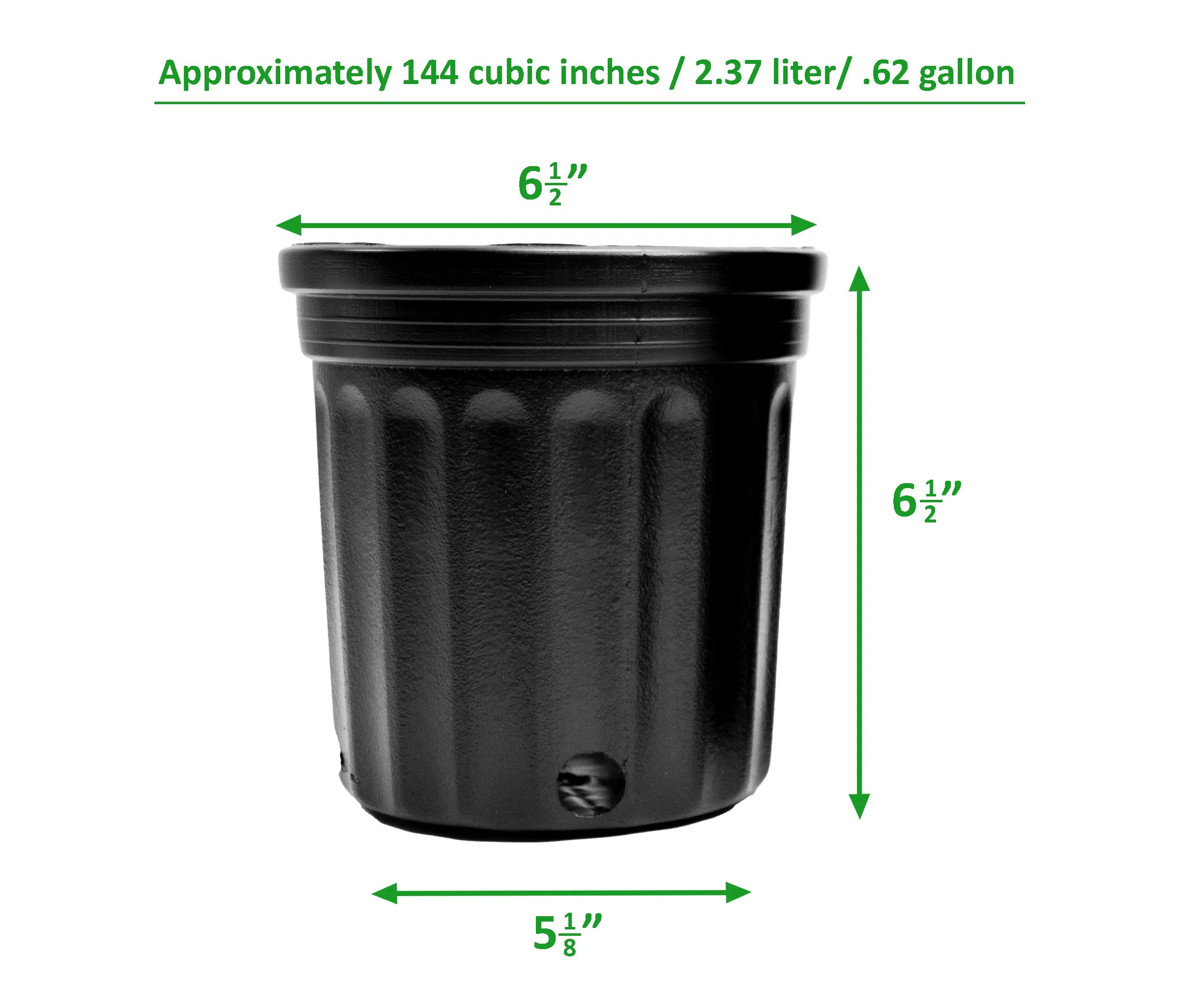 Viagrow 1/2 Gallon Nursery Pot (EA)