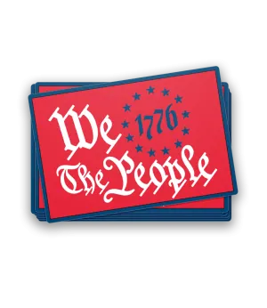 We The People "Limited Edition" Decal